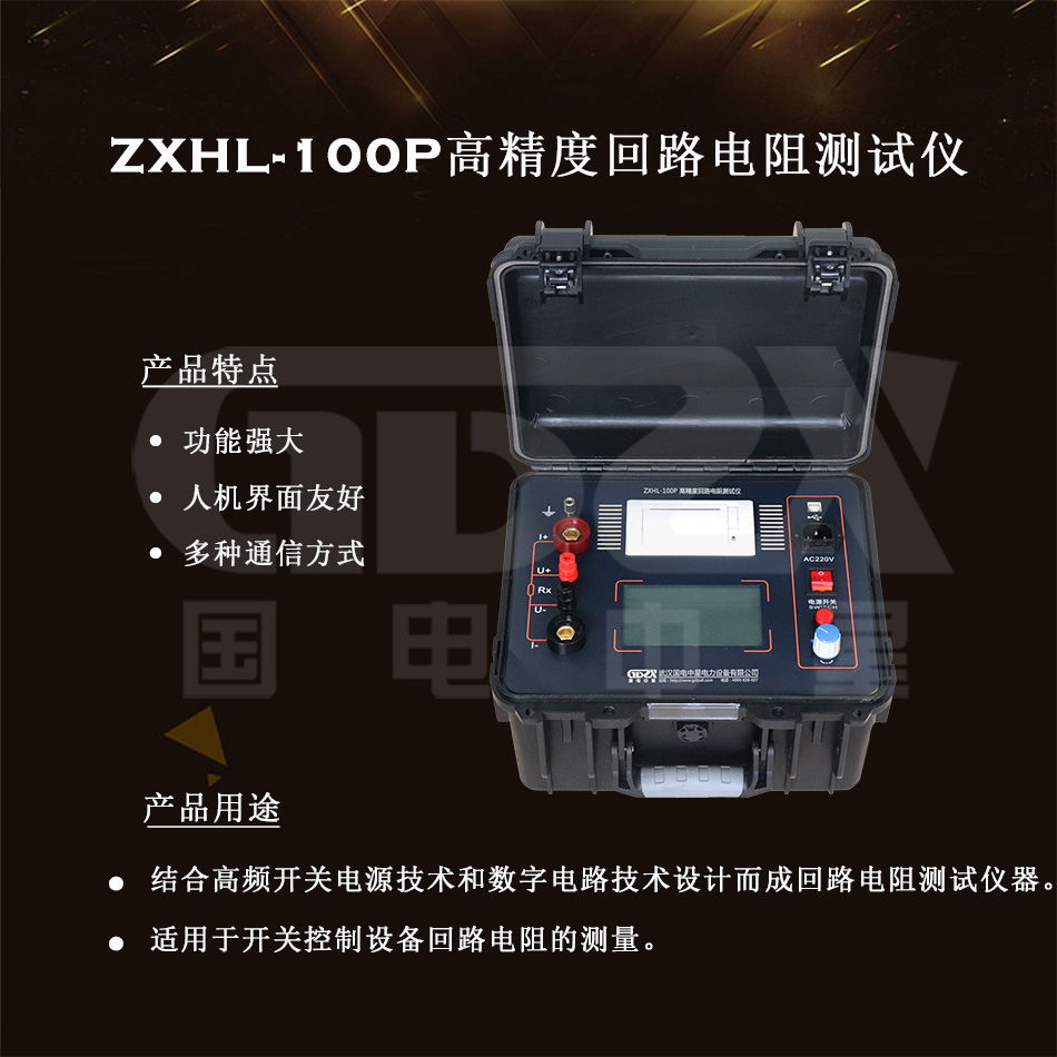 ZXHL-100P高精度回路電阻測試儀細節圖